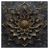 Black Gold Flower Jigsaw Puzzle 1000 Pieces